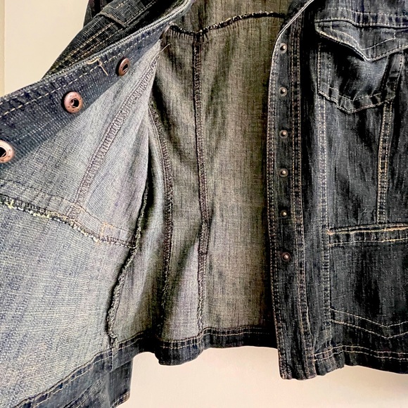 Live a little denim jacket from nordstroms size small - Picture 7 of 11